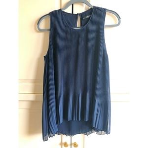 Zara Navy Flowy Top size medium
